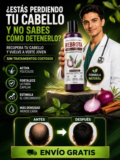 SHAMPOO DE CEBOLLA ROJA Y ROMERO