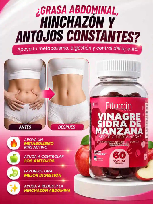 GOMITAS DE VINAGRE DE SIDRA DE MANZANA