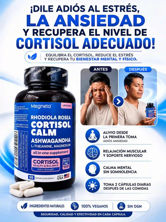 CÁPSULAS ANTI ESTRÉS (CORTISOL CALM)