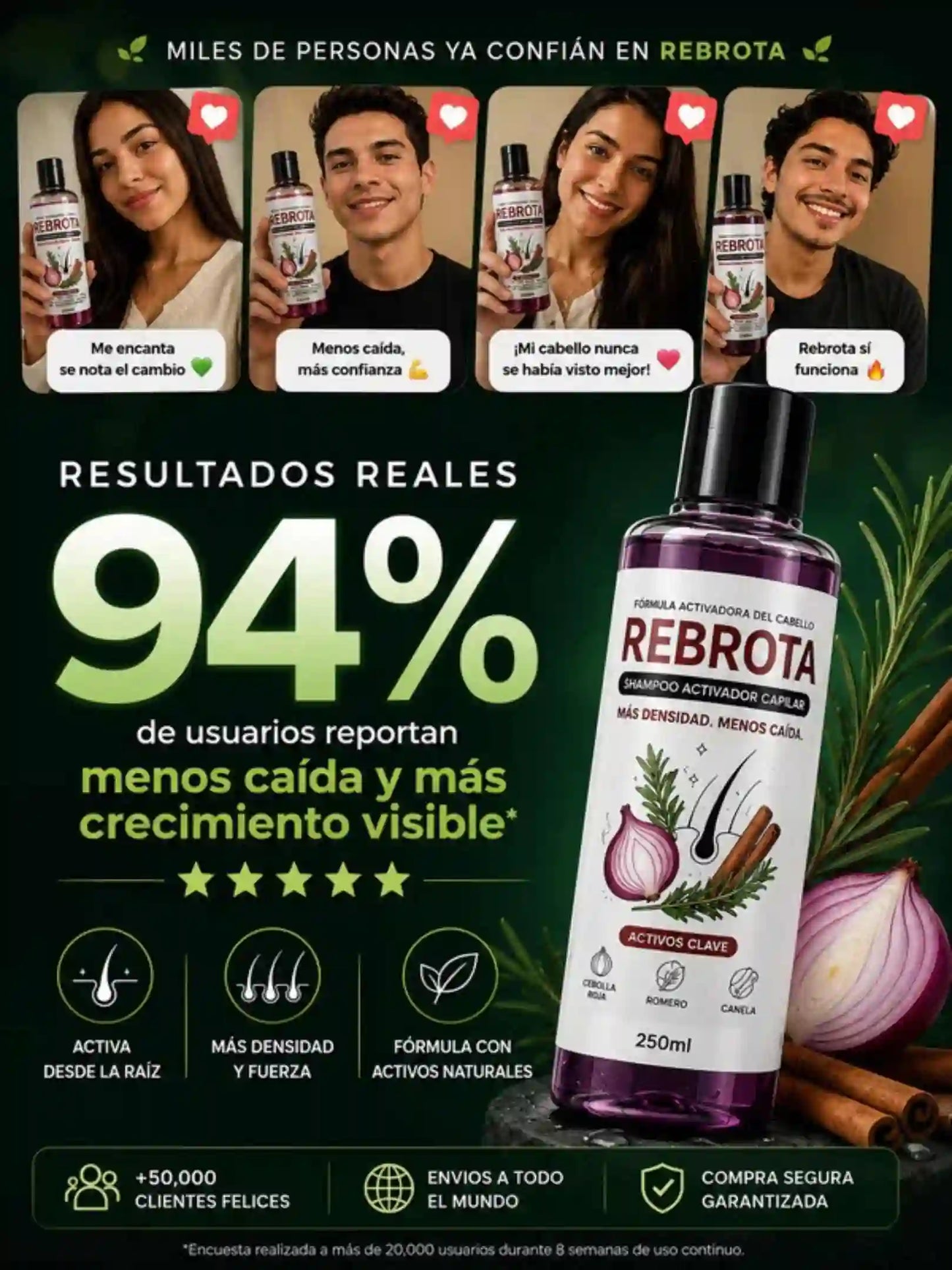 SHAMPOO DE CEBOLLA ROJA Y ROMERO