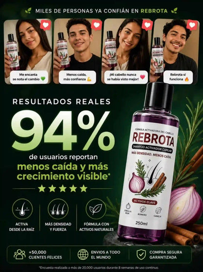 SHAMPOO DE CEBOLLA ROJA Y ROMERO