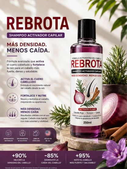 SHAMPOO DE CEBOLLA ROJA Y ROMERO